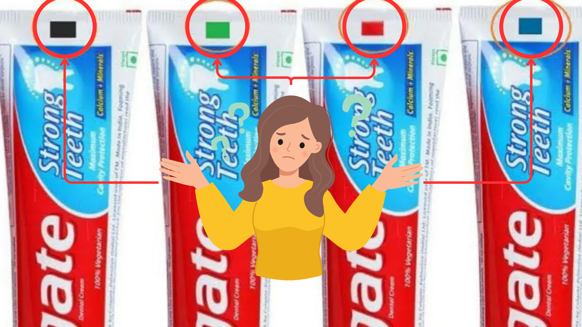 The Secret Behind the Coloured Stripe on Your Toothpaste Tube